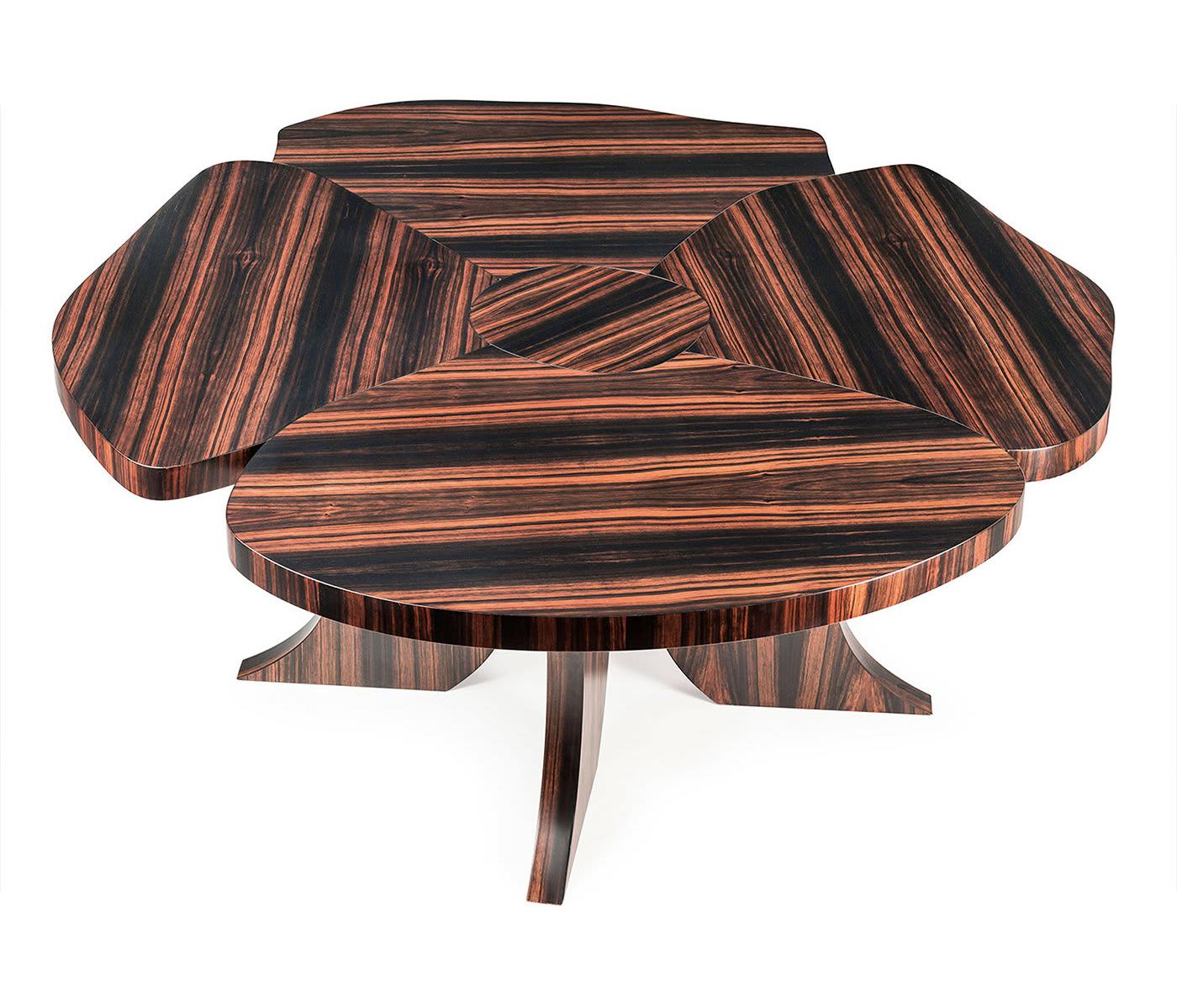 Andy Dark Wood Dining Table