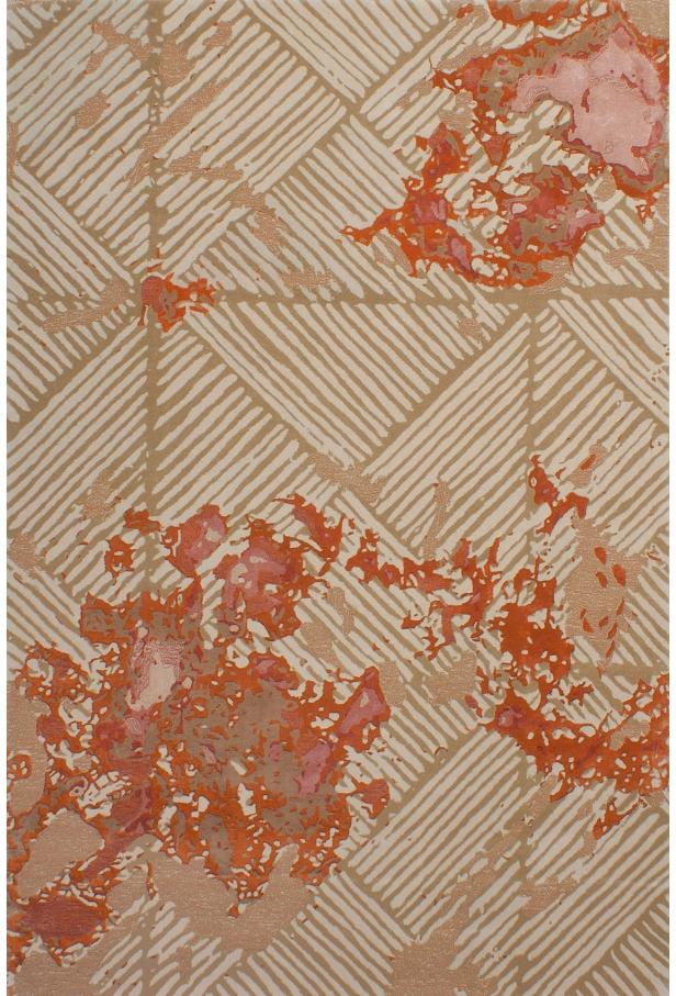 Viscose / Wool Hand-woven Abstract Luxury Rug | Size: 200 x 300 cm