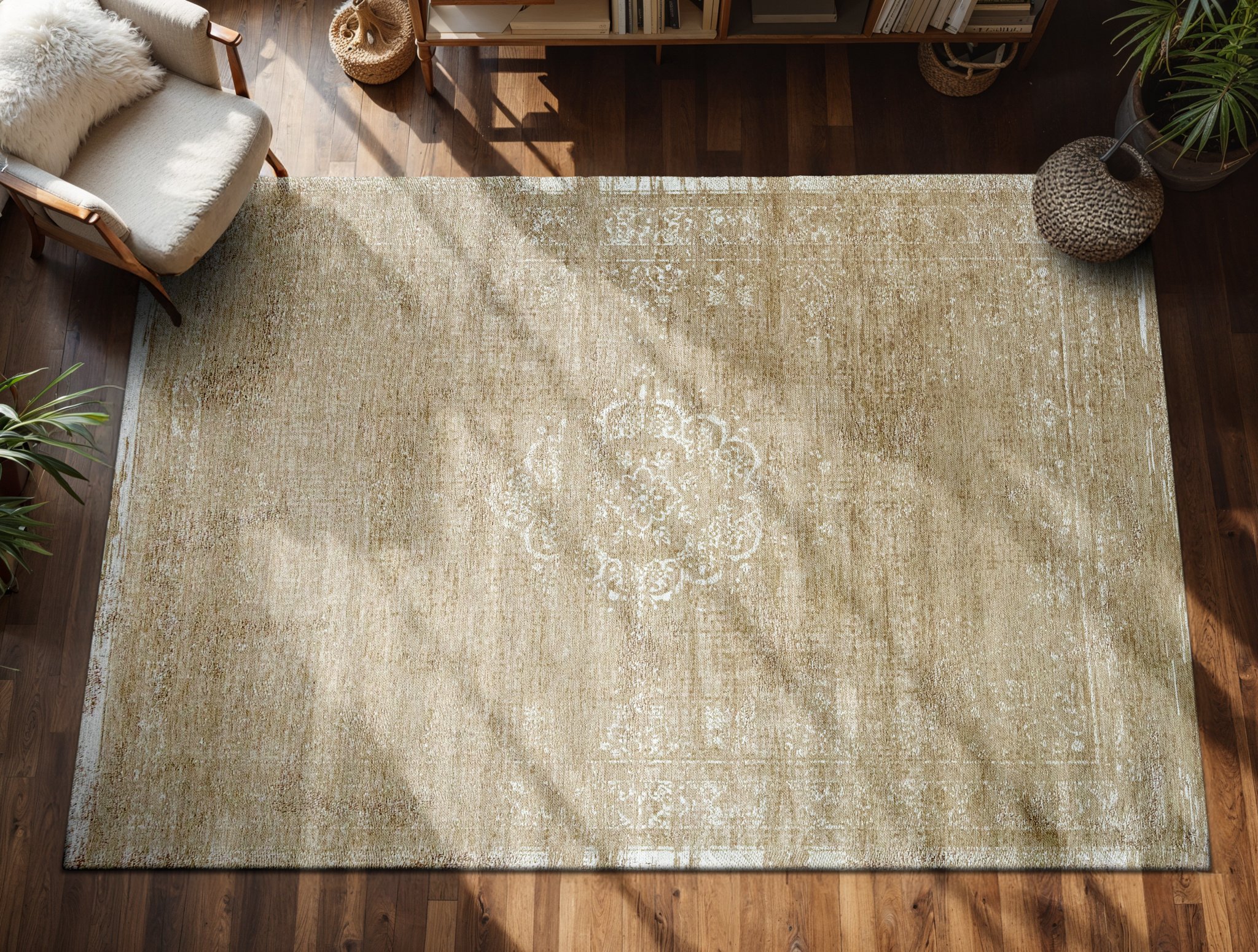 Warm Beige Rug | Size: 280 x 390 cm