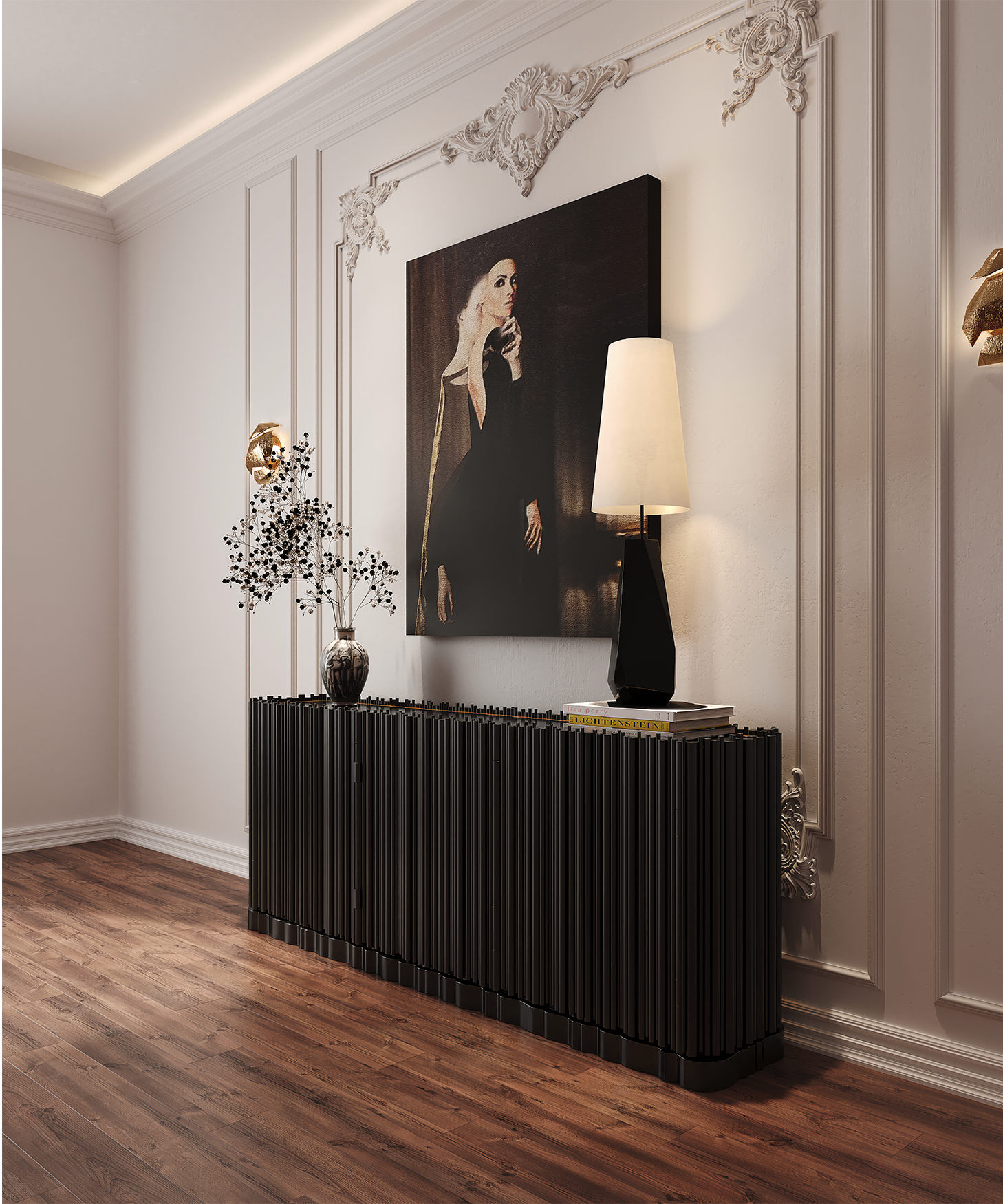 Harmony Black Elite Sideboard
