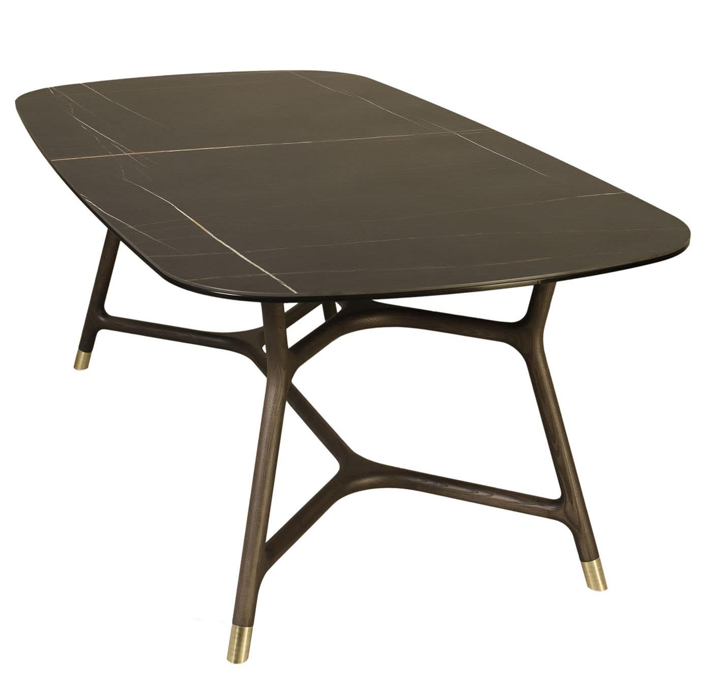 Joyce Dark Gray Handcrafted Dining Table