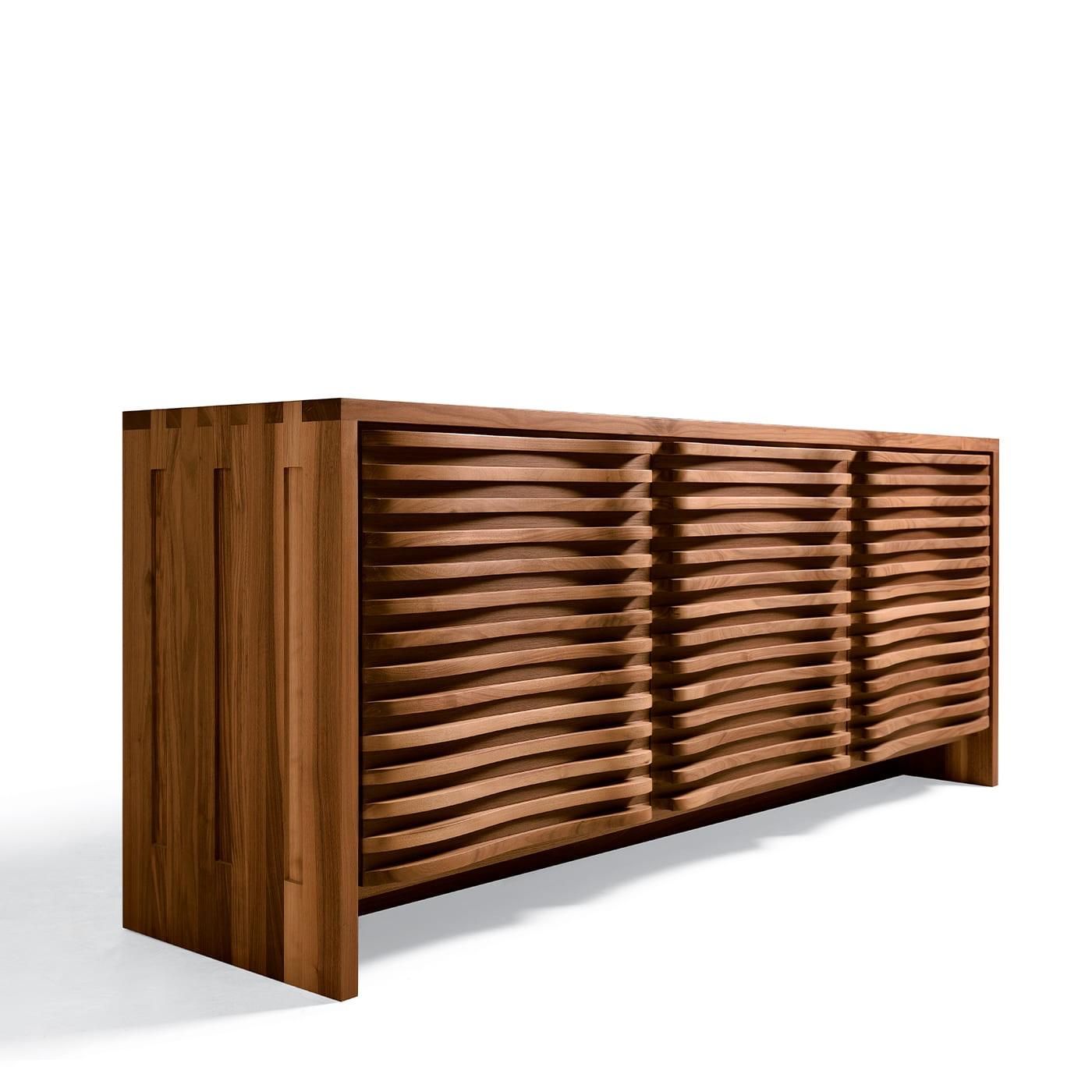 Sinuo Brown Elegant Sideboard