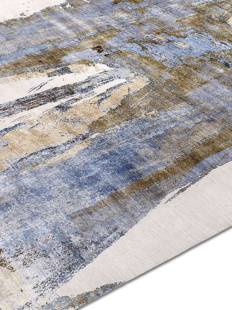 Grey Rust Hand-Woven Exquisite Rug