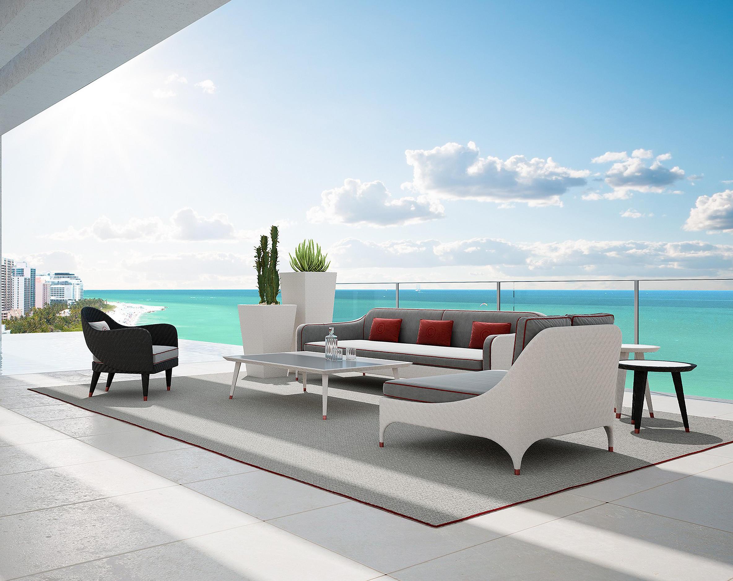Elegant Italian Outdoor Coffee Table