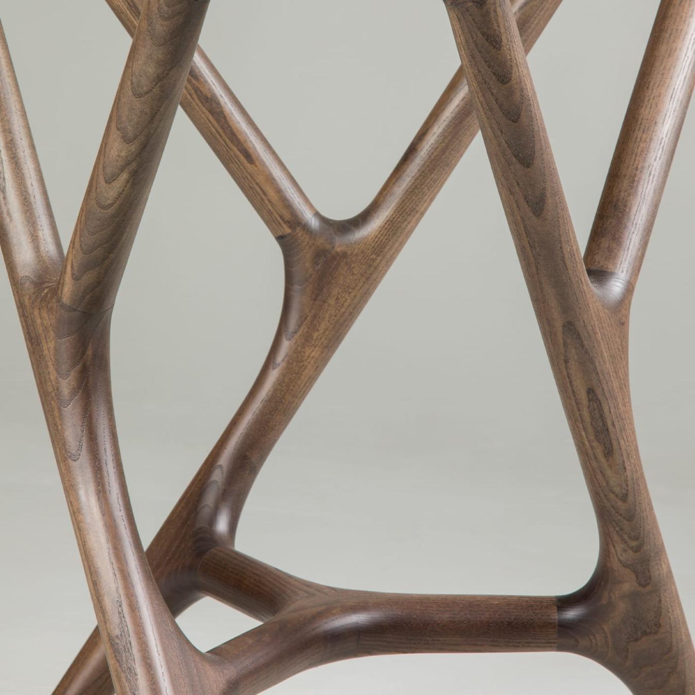 Joyce Round Glass Top Artisan Table
