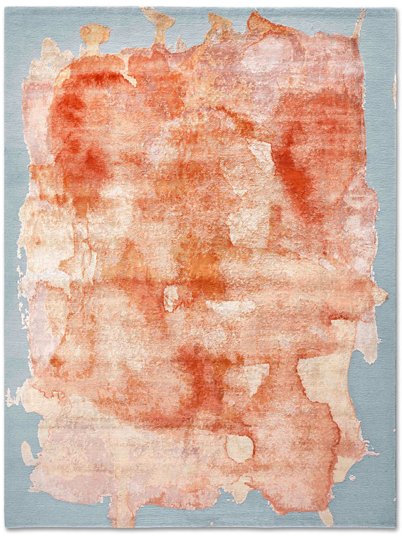 Mono Rose Luxury Hand-Woven Rug