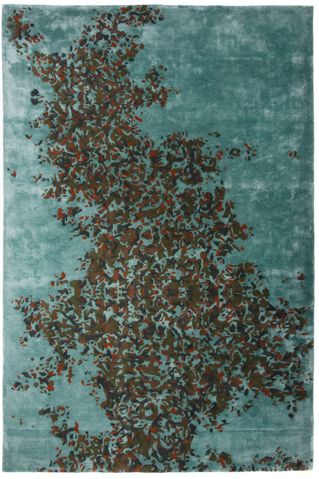 Camouflage Micro Wool / Viscose Rug