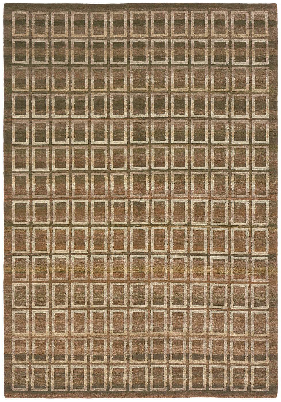 Hand-woven Brown Luxury Rug ☞ Size: 300 x 400 cm