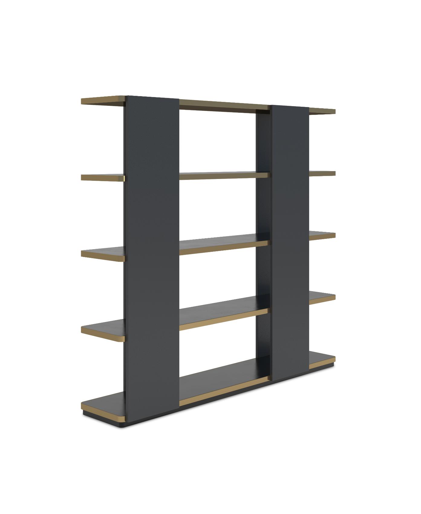 Melodie Black Designer Bookcase