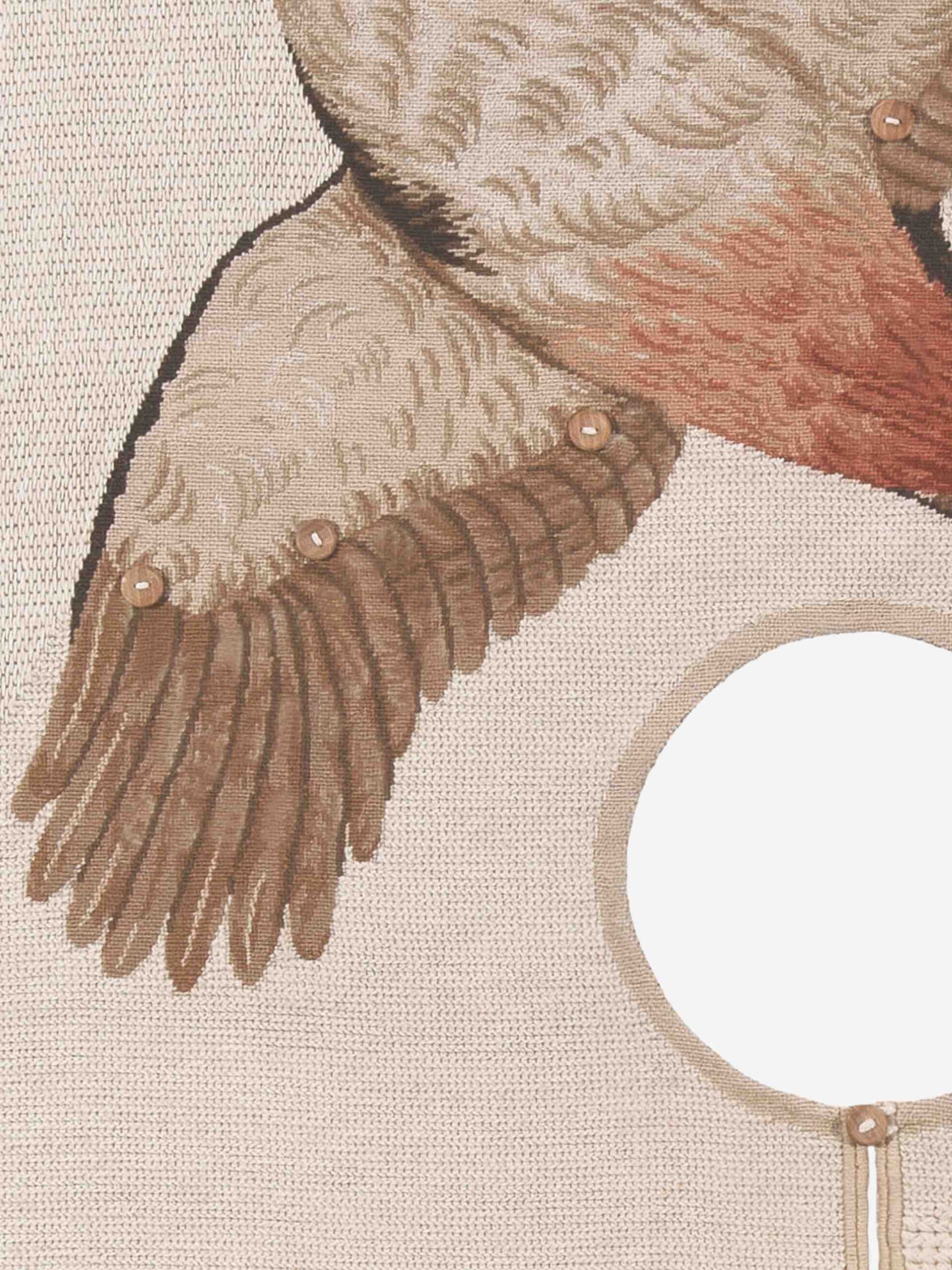Migration Pettirosso Circle Handwoven Rug