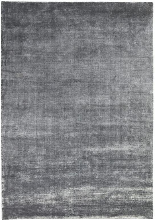 Plain Viscose Grey Hand-Loomed Rug | Size: 200 x 300 cm