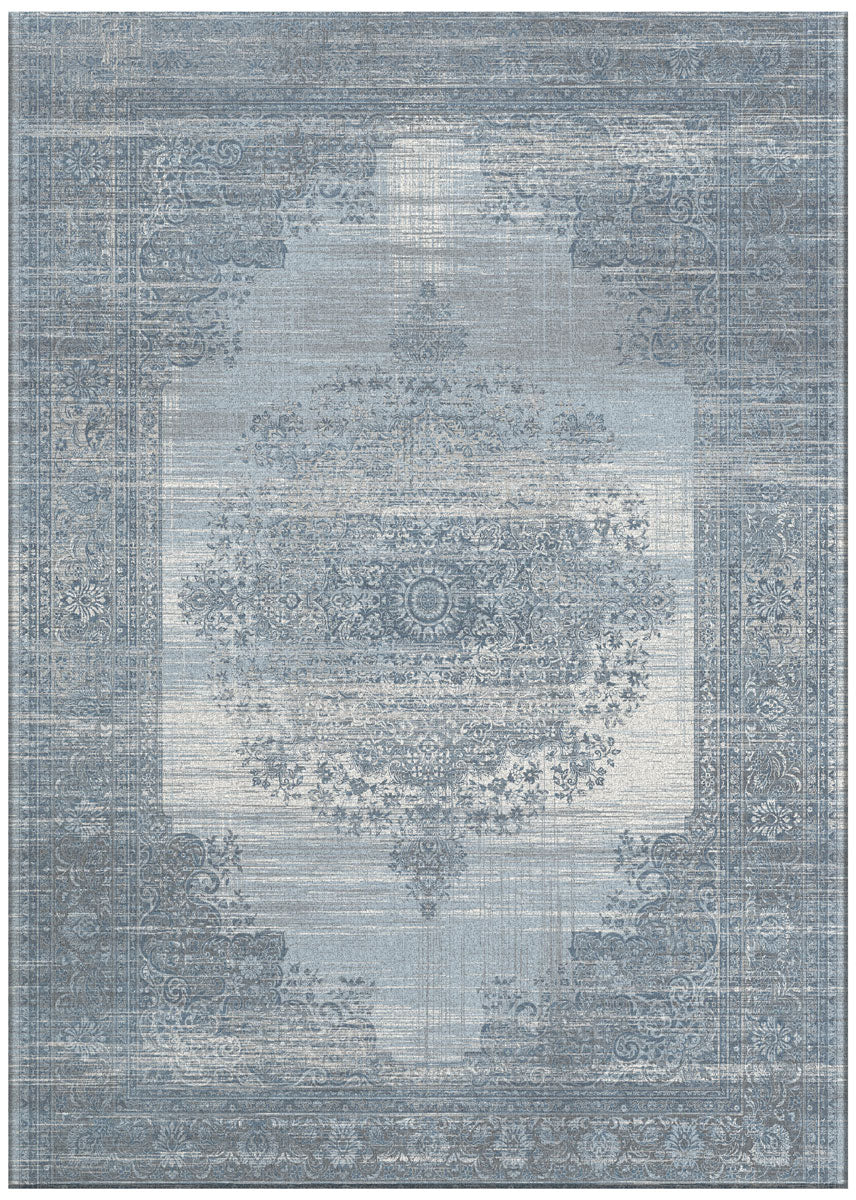 Khayyam Medallion Jacquard Belgian Rug | Size: 120 x 170 cm