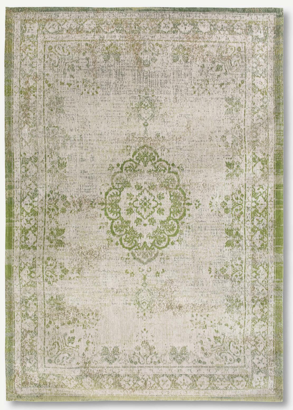 Medallion Green Flatwoven Rug
