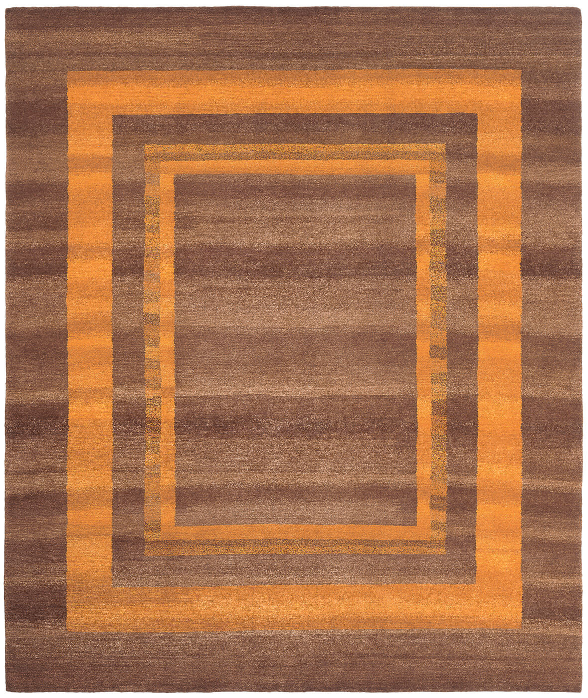 Border Brown Hand-Woven Luxury Rug | Size: 200 x 300 cm