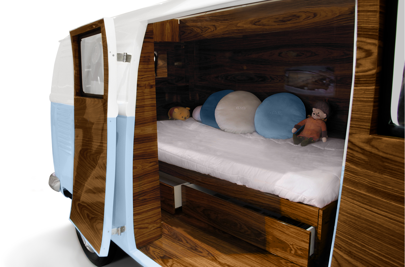 Caravan Blue Bedroom Set