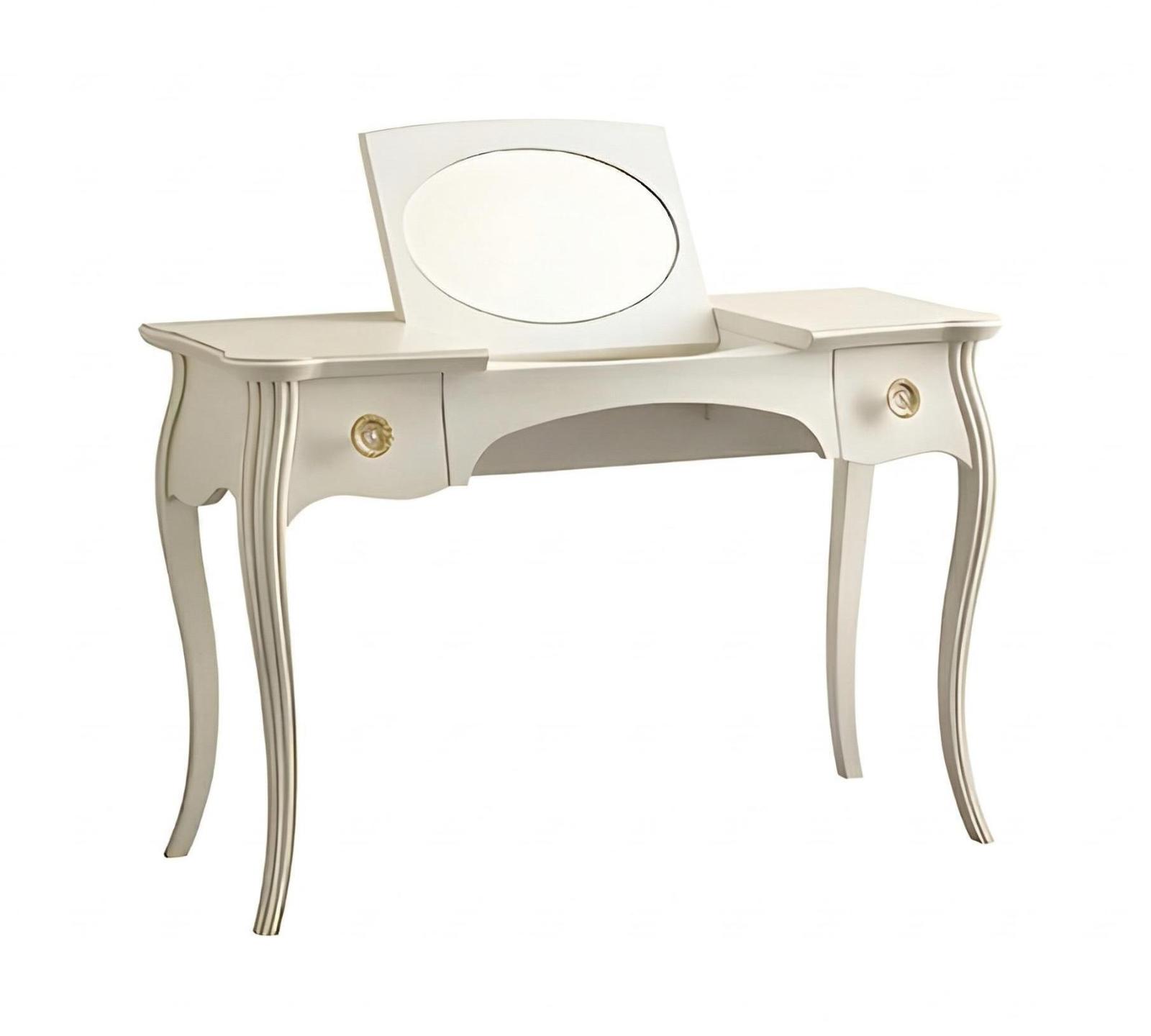 Sogno Ivory Elegant Italian Vanity Table