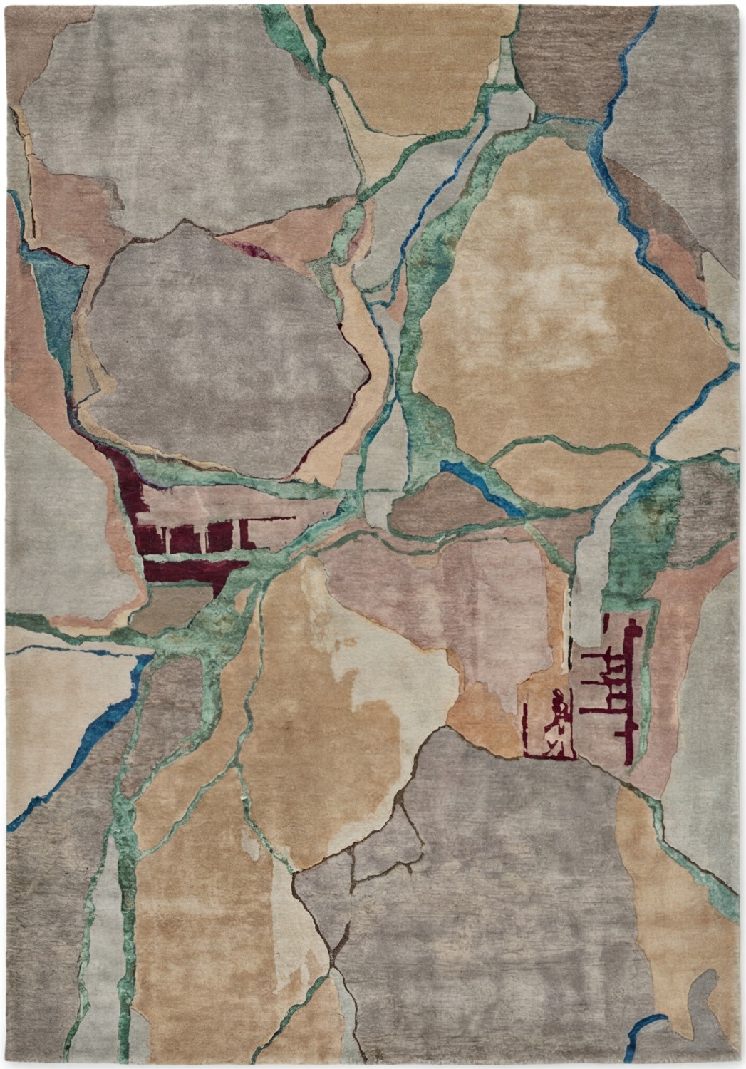 Tectonic Veins Heritage Rug