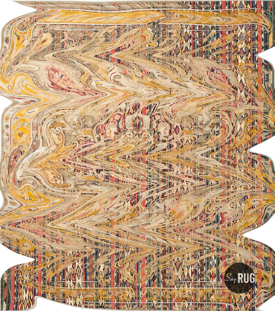 Crazy World 1 Shaped Handwoven Rug | Size: 170 x 230 cm