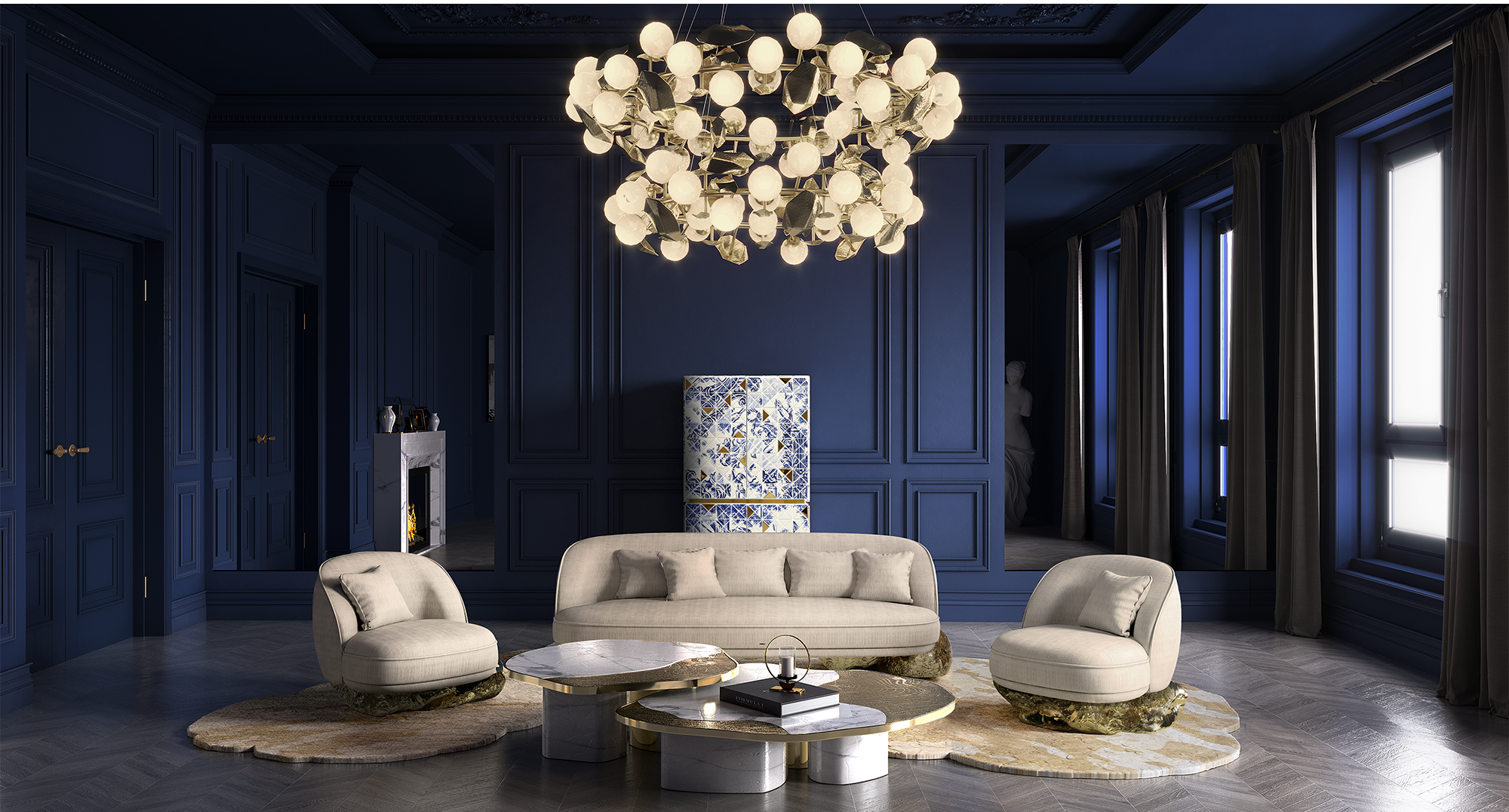 Gold Table Set