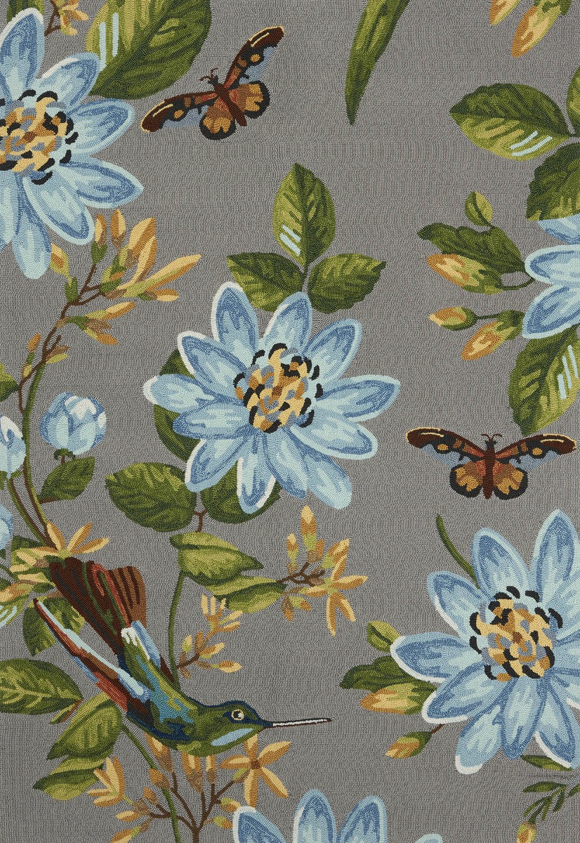 Lotus Outdoor Modern Hand Woven Rug