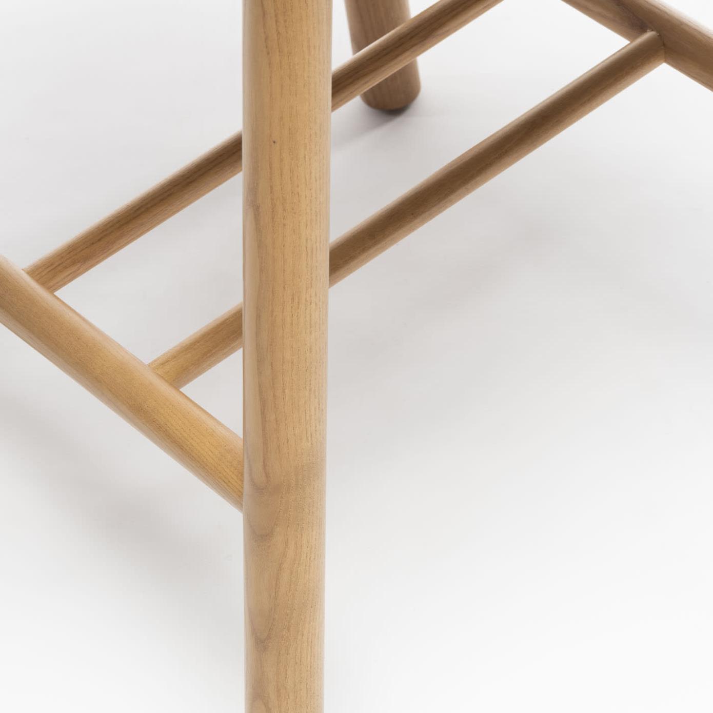 Bel Terracotta Ash Wood Bar Stool