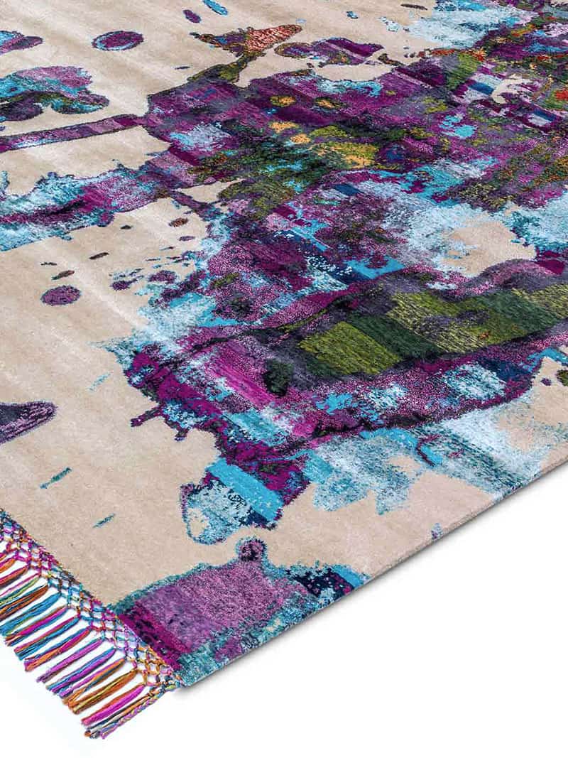 Eco Luxury Silk / Wool Rug | Size: 122 x 183 cm