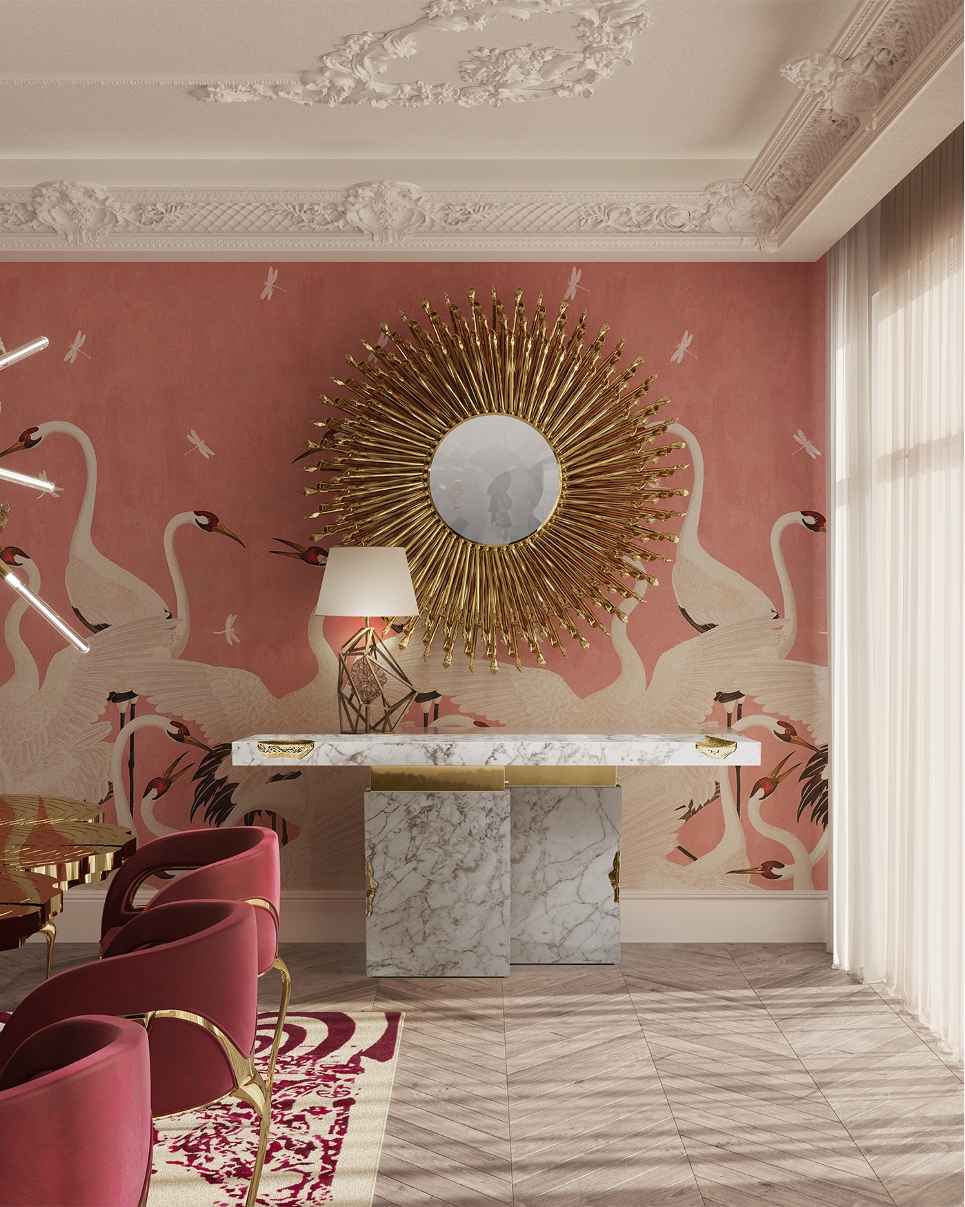 Dominion Carrara Designer Console