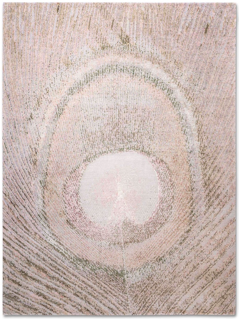 Feathers Luxury Silk / Wool Rug