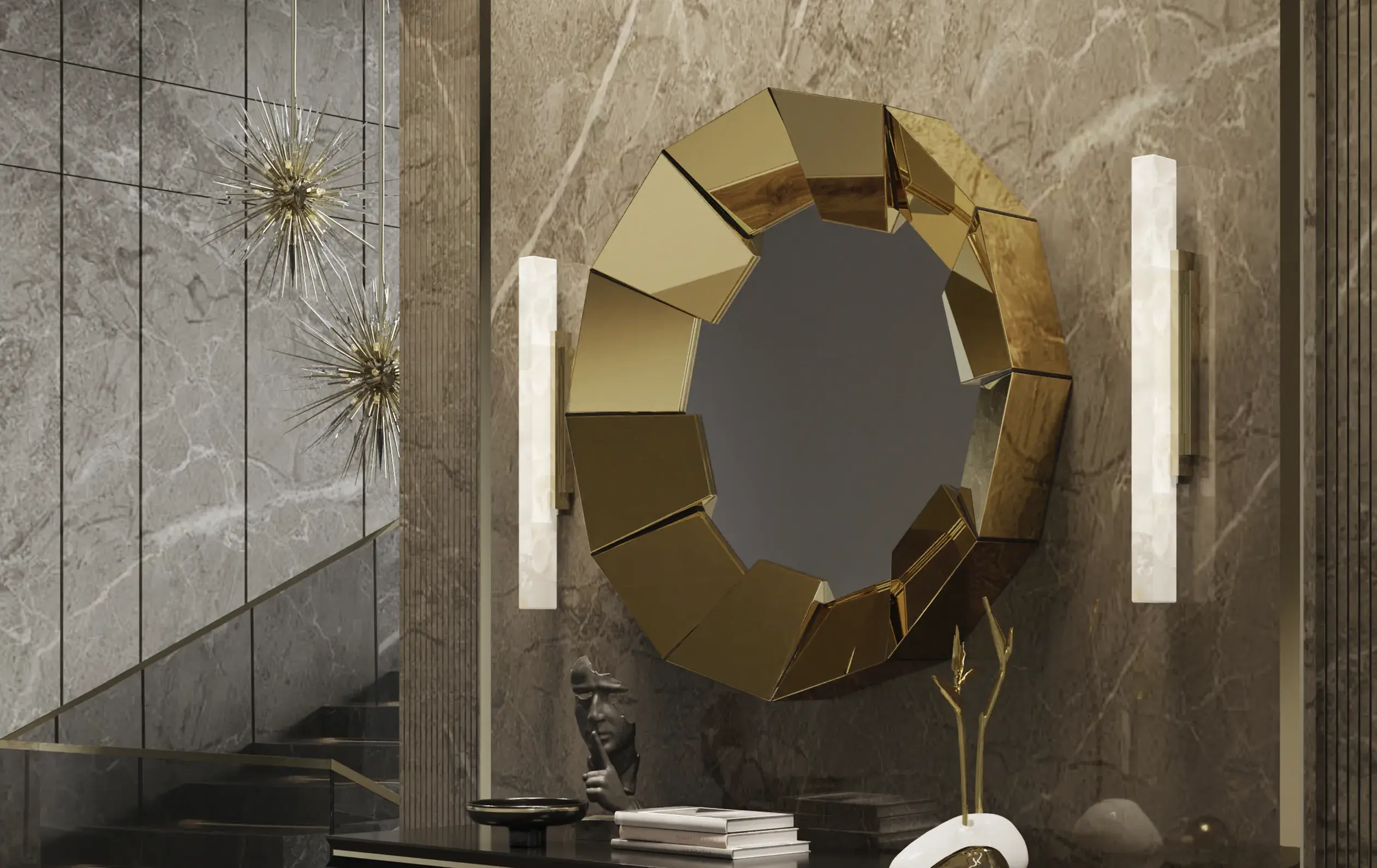 Glow Gold Mirror - 3