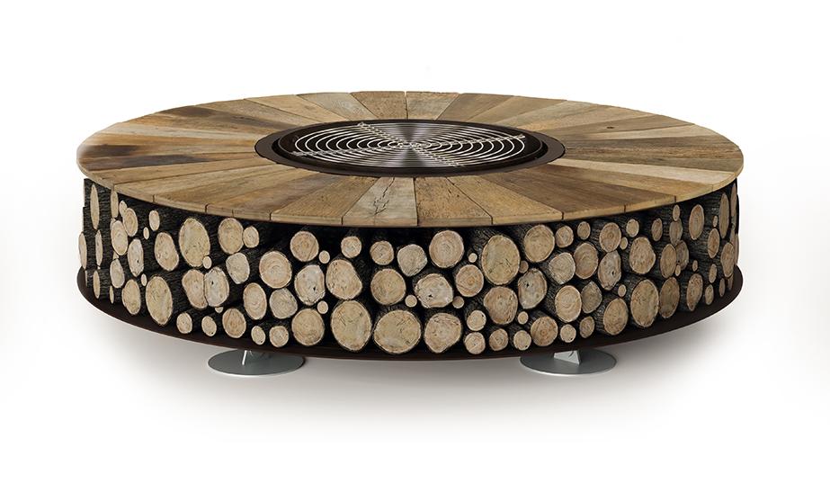 Wood Outdoor Fire Pit | Dimensions: Ø 300 cm