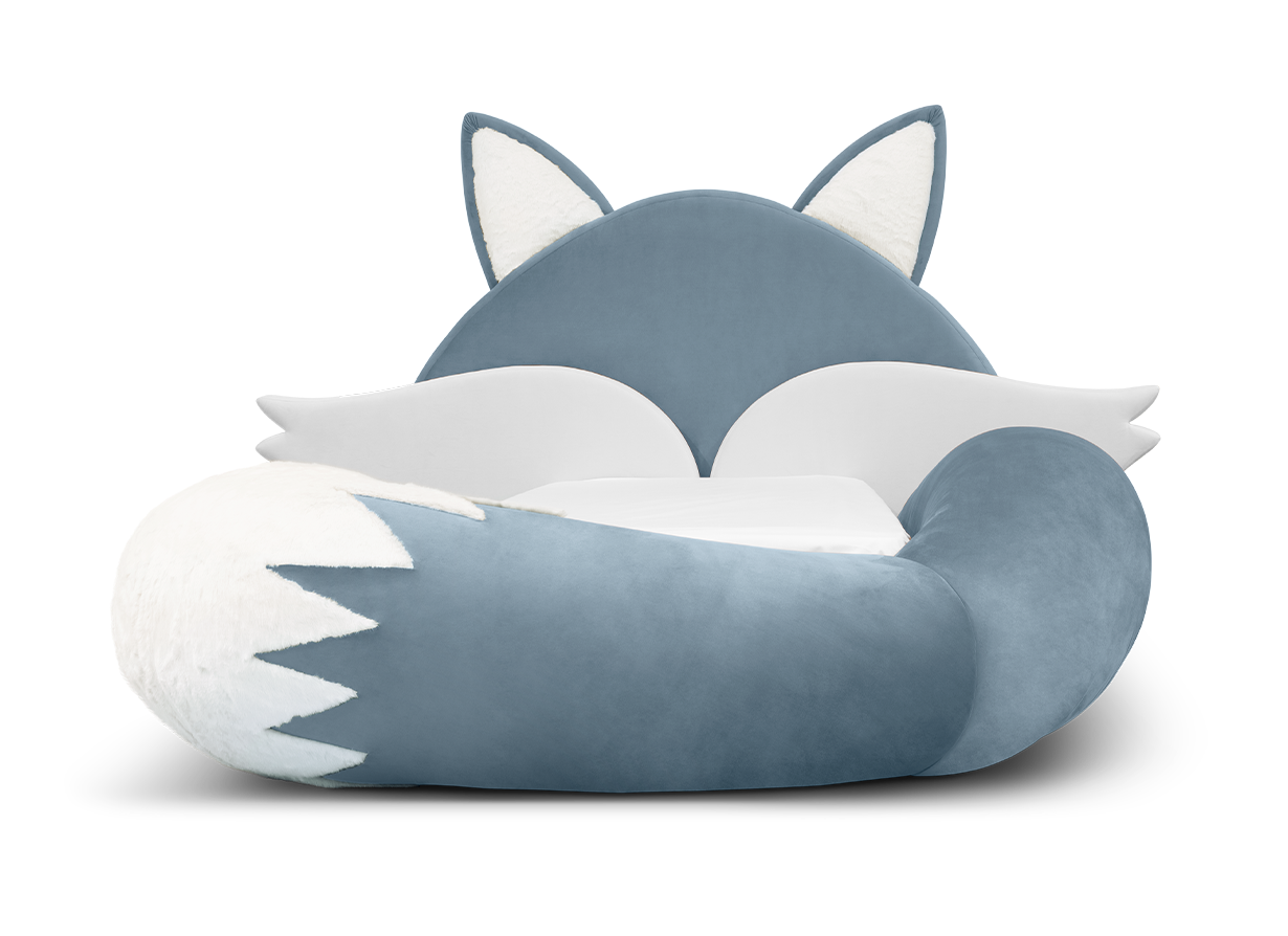 Fox Blue Kids Bed