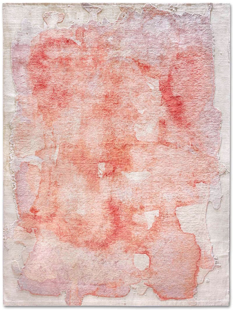 Mono Rose Luxury Hand-Woven Rug