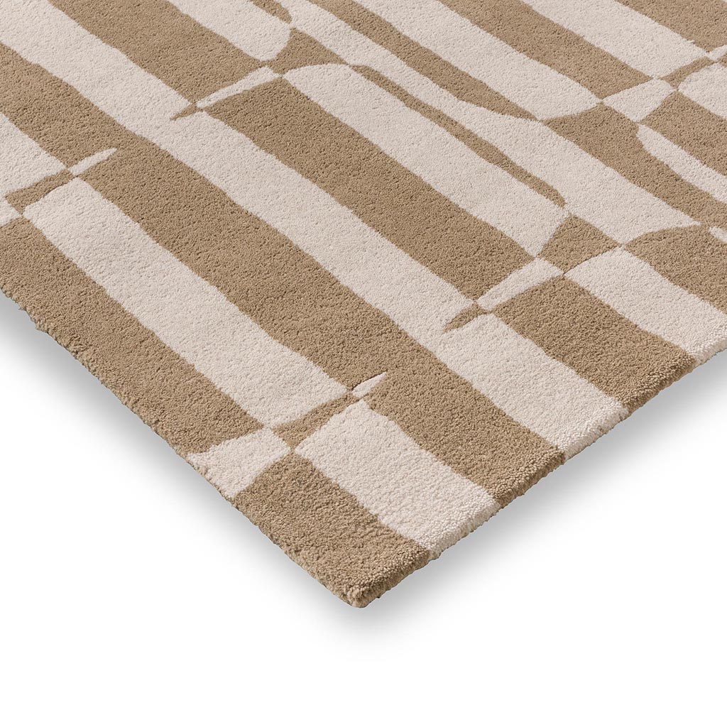 Block Stripe Pebble Rug | Size: 120 x 180 cm