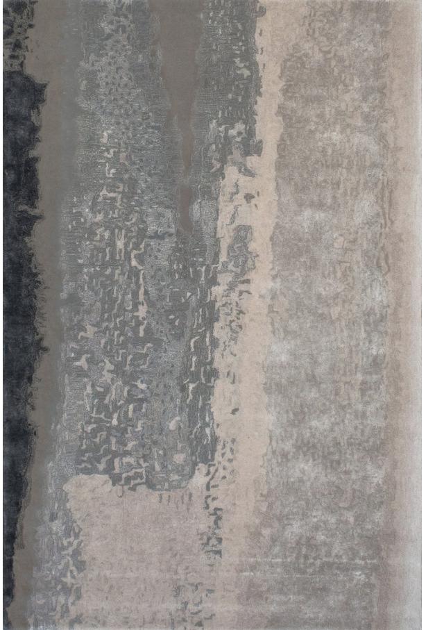 Abstract Wool & Viscose Hand-woven Luxury Rug
