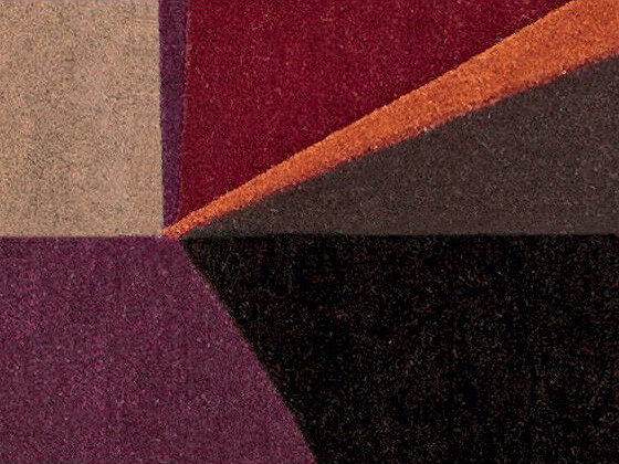 Contemporary Geometric Pattern Rug Box