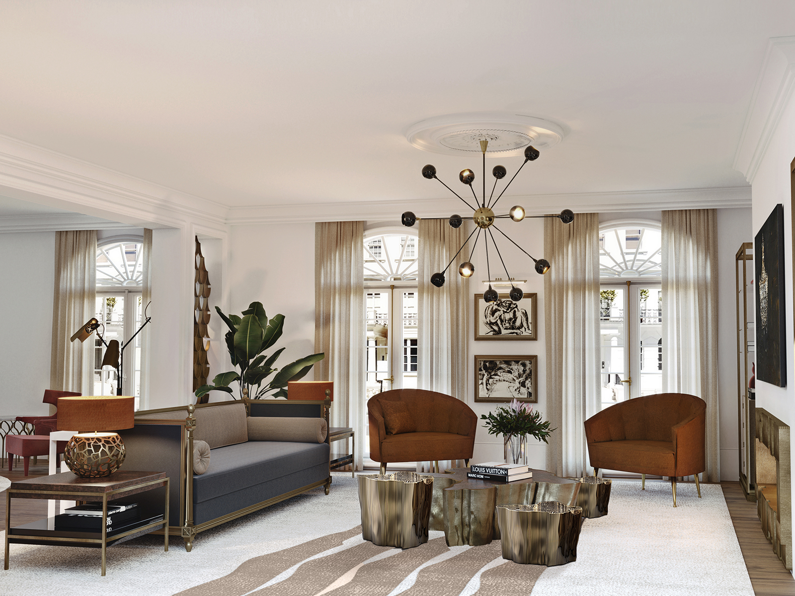 Silken Light Suspension Lamp - 4