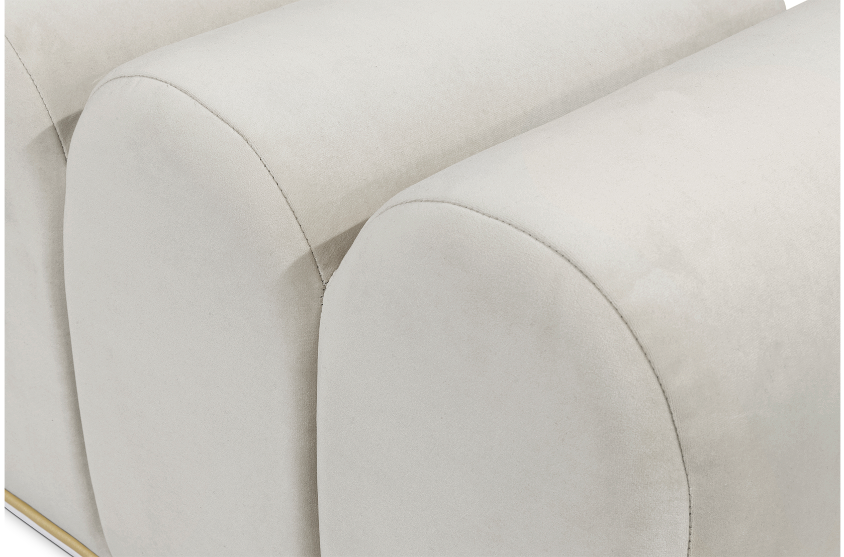 Sweet Swirl Light Blue Upholstered Bench