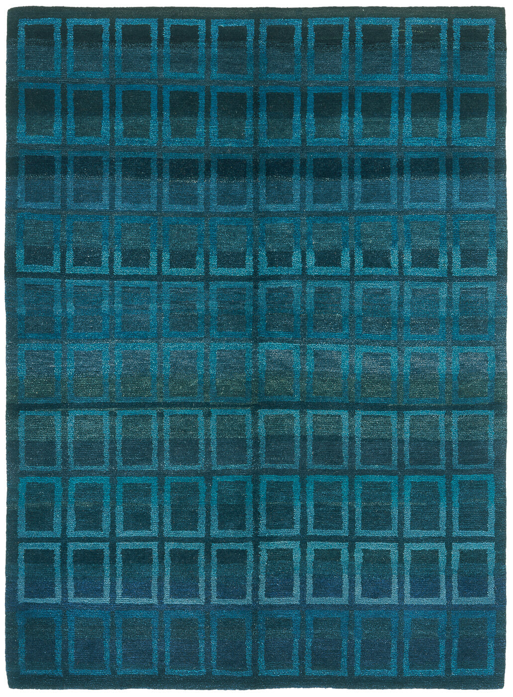 Hand-woven Blue Luxury Rug