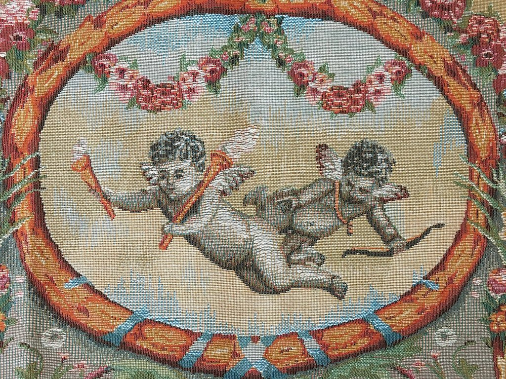 Door Statue at Elysee Palace Tapestry