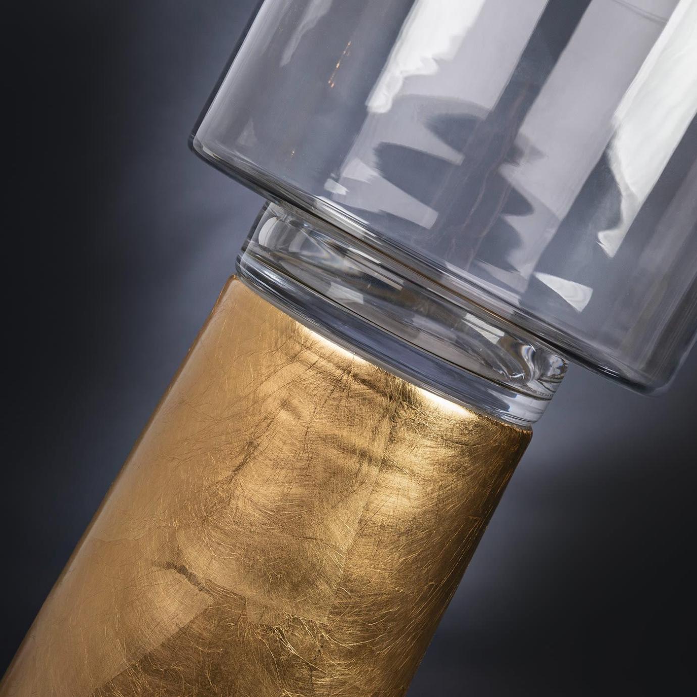 One Gold Italian Candleholder