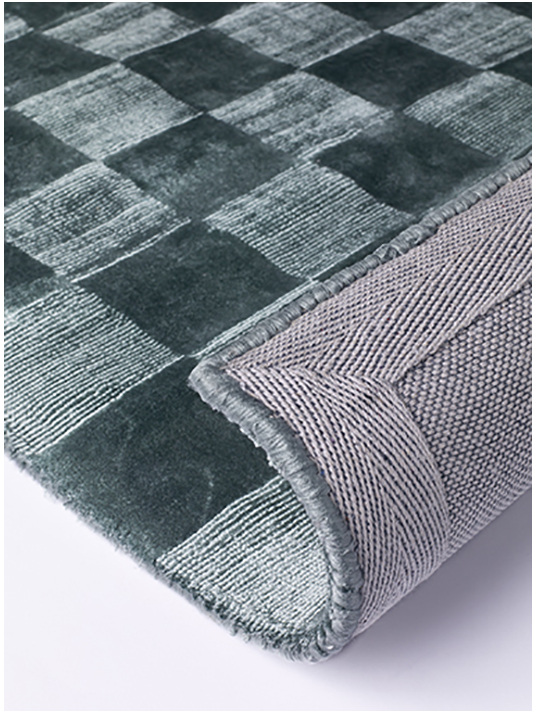 Tencel Grey Hand-Woven Rug | Size: 170 x 240 cm
