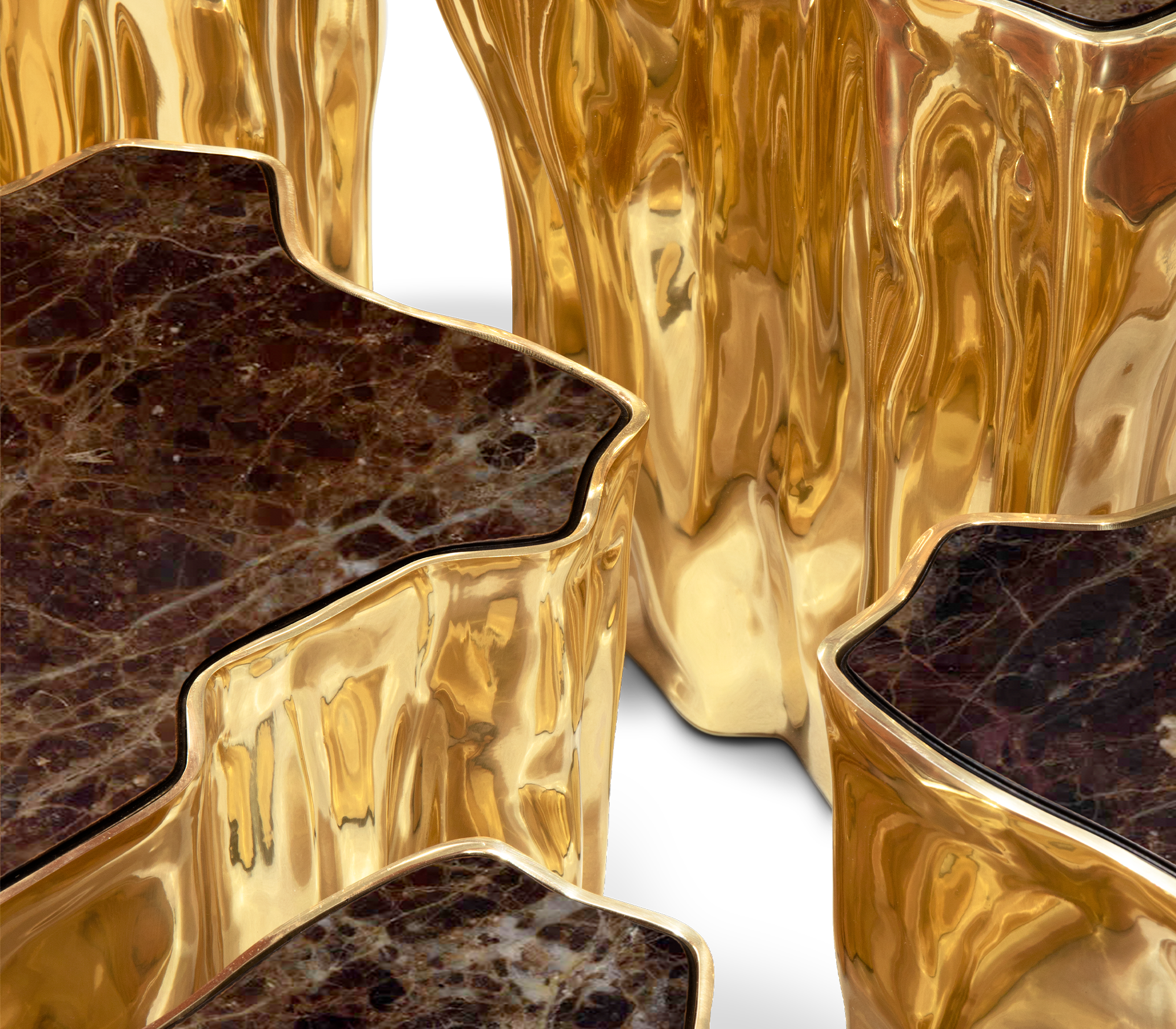 Earth-Tone Designer Coffee Table
