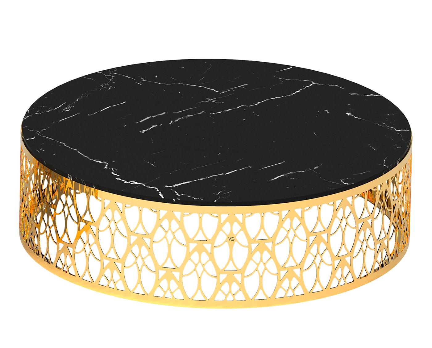Cabaret Gold Accent Coffee Table