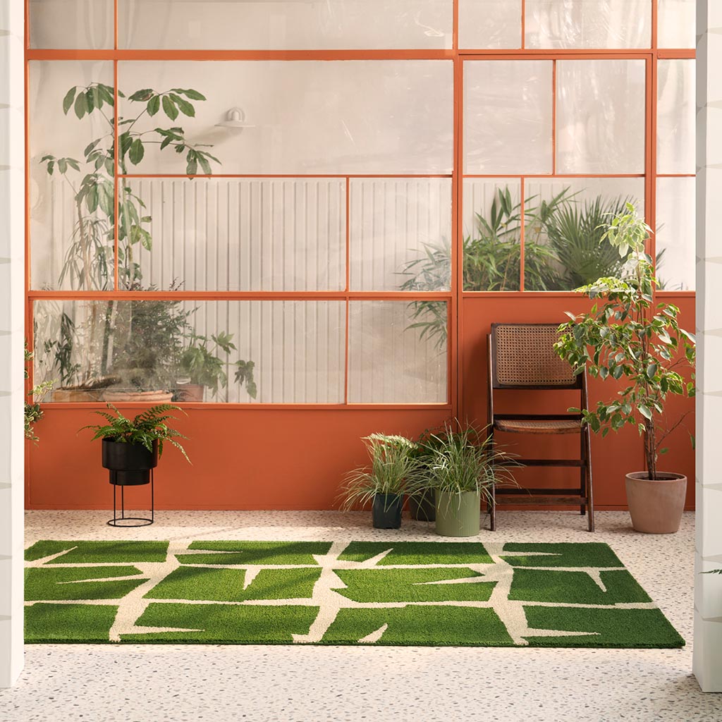 Desert Green Outdoor Rug | Size: 200 x 280 cm