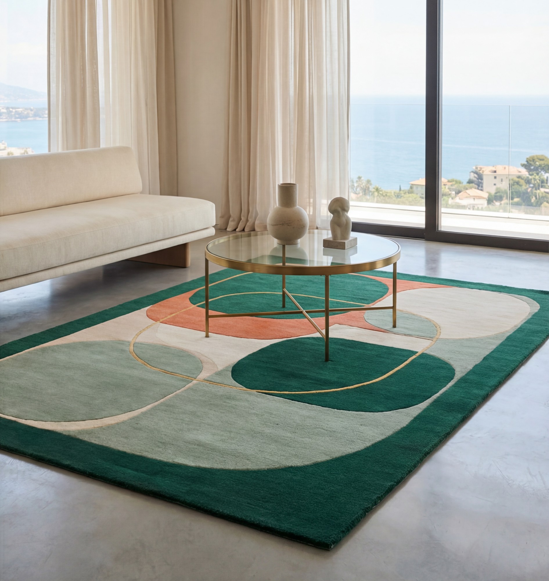 Modern Orbits Artisan Rug