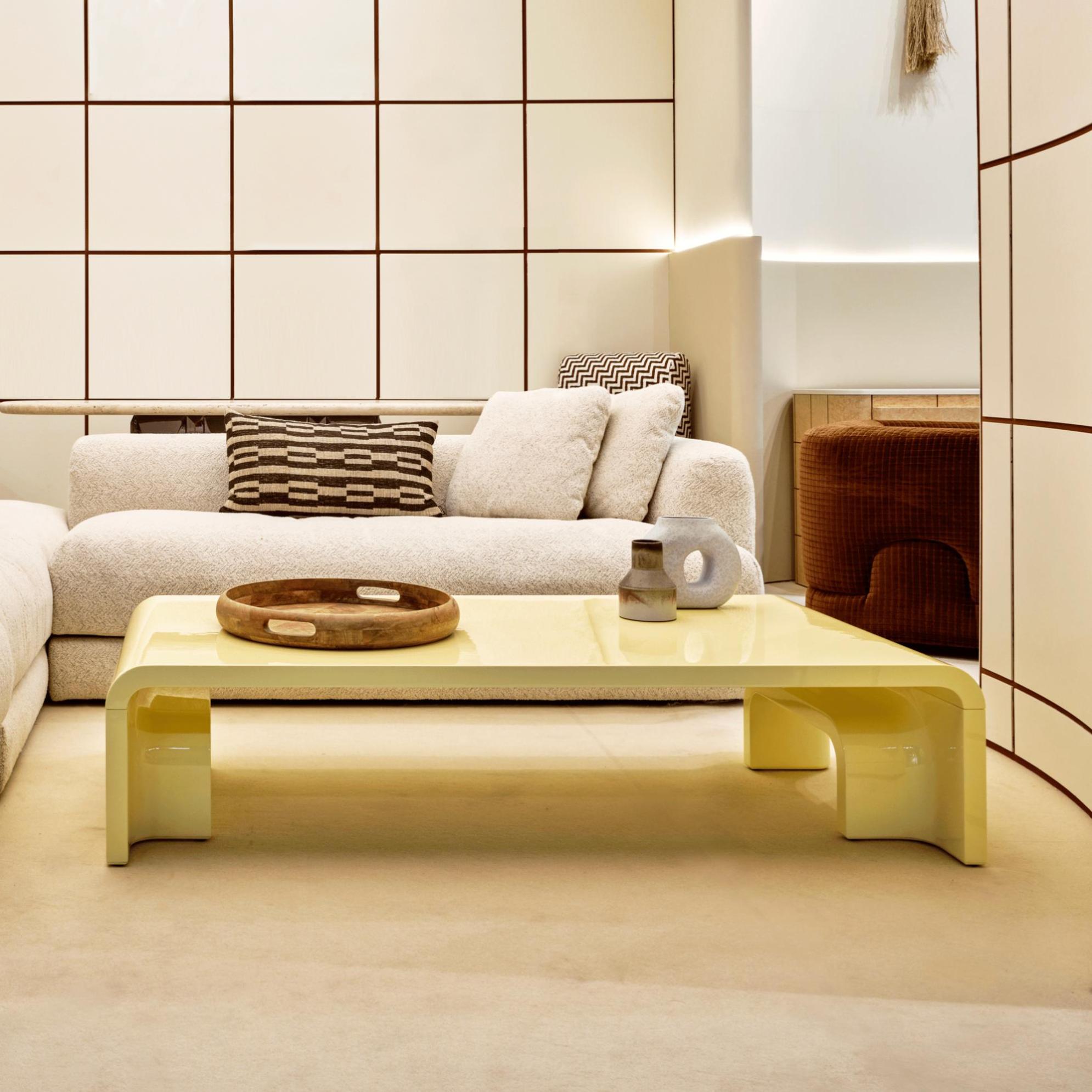 Pliè Yellow Coffee Table