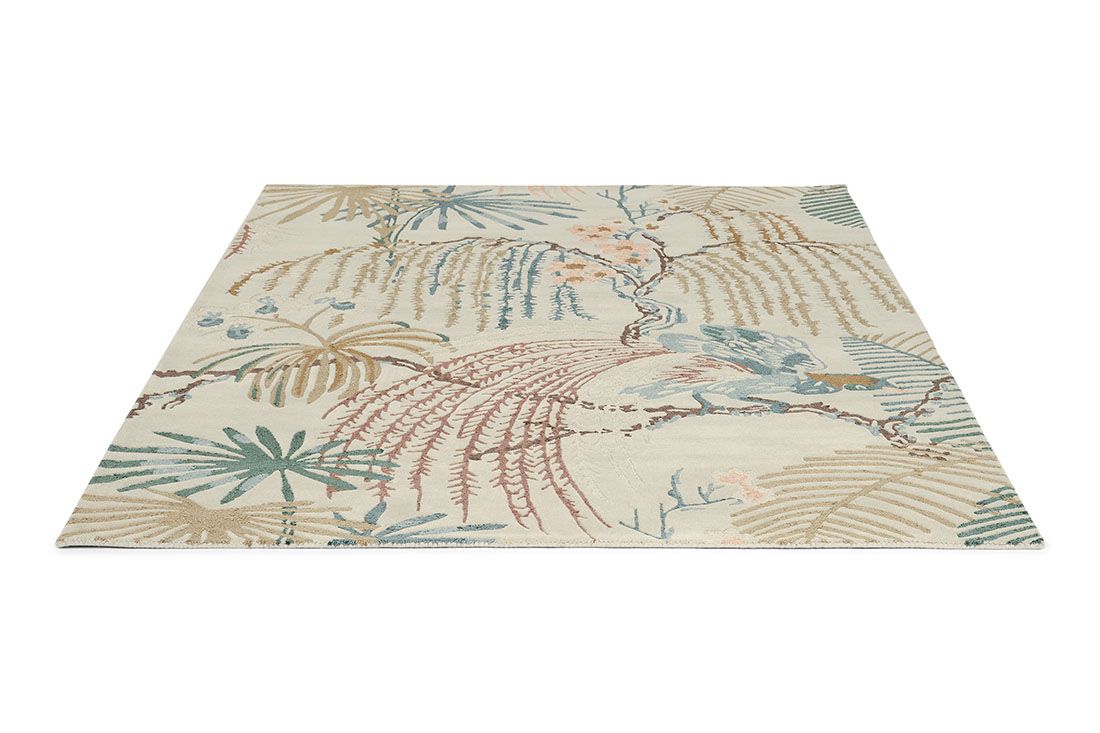 Rainforest Orchid Grey 50701 Premium Rug | Size: 250 x 350 cm