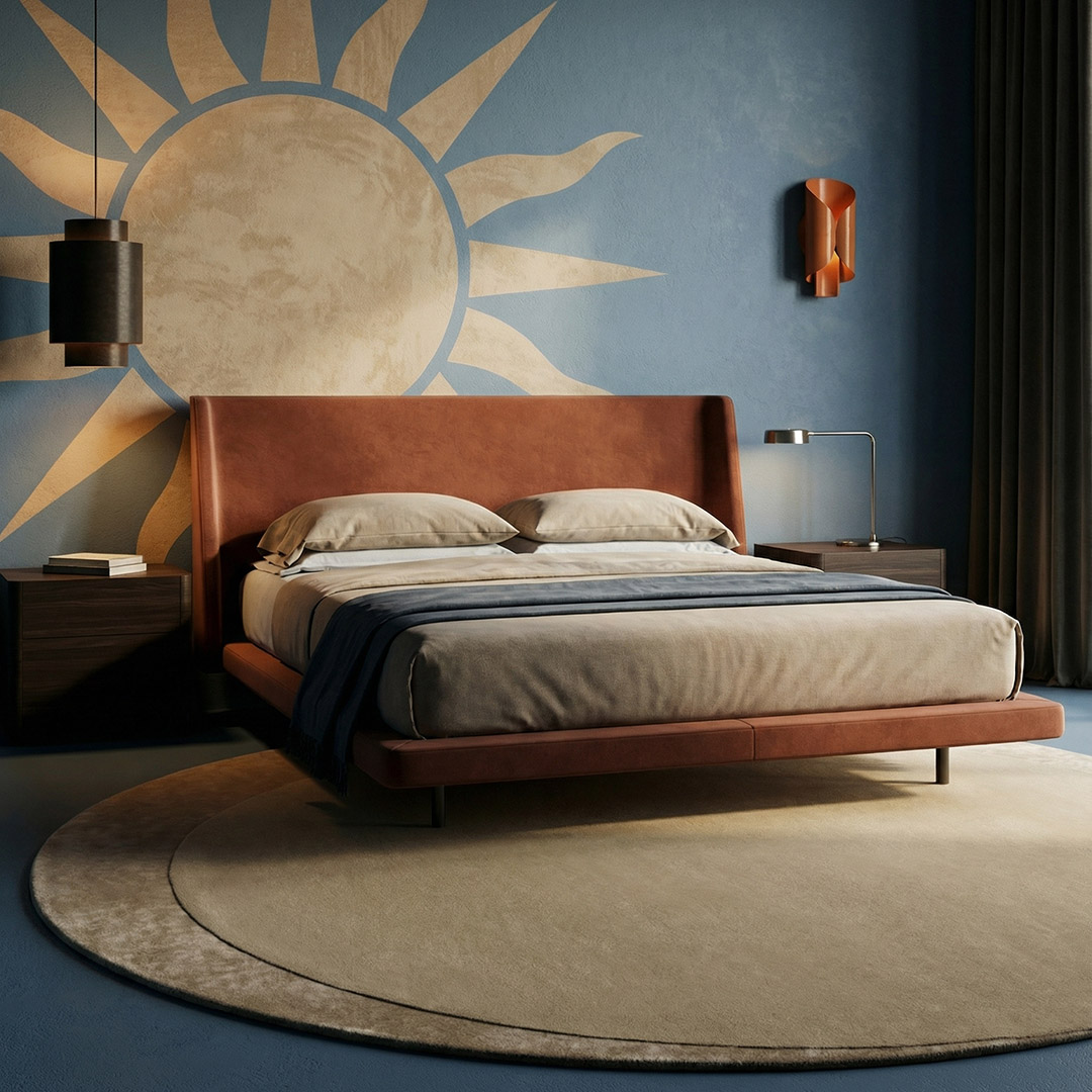 Luna Desert Round Rug
