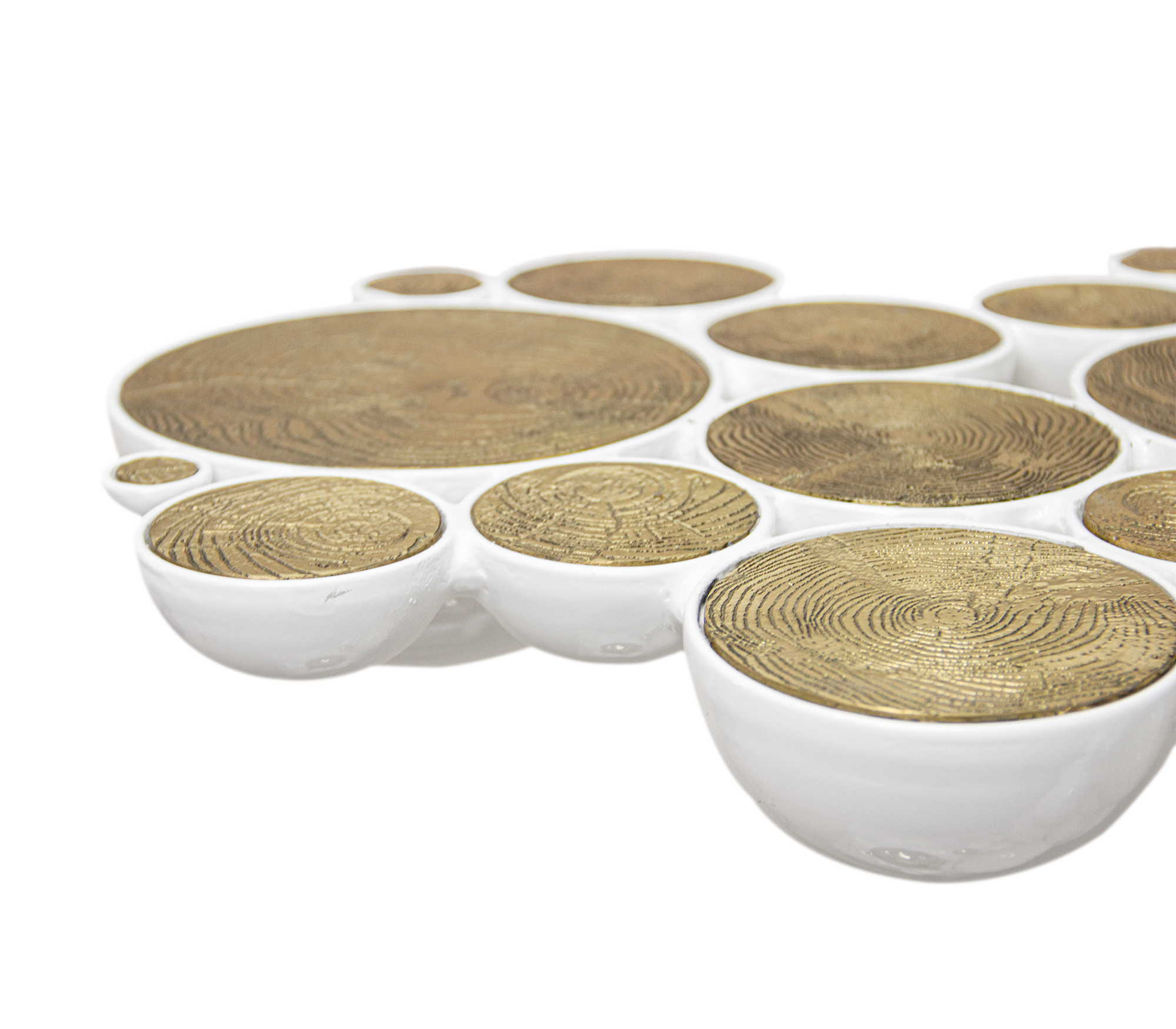 Orbit White Luxe Console