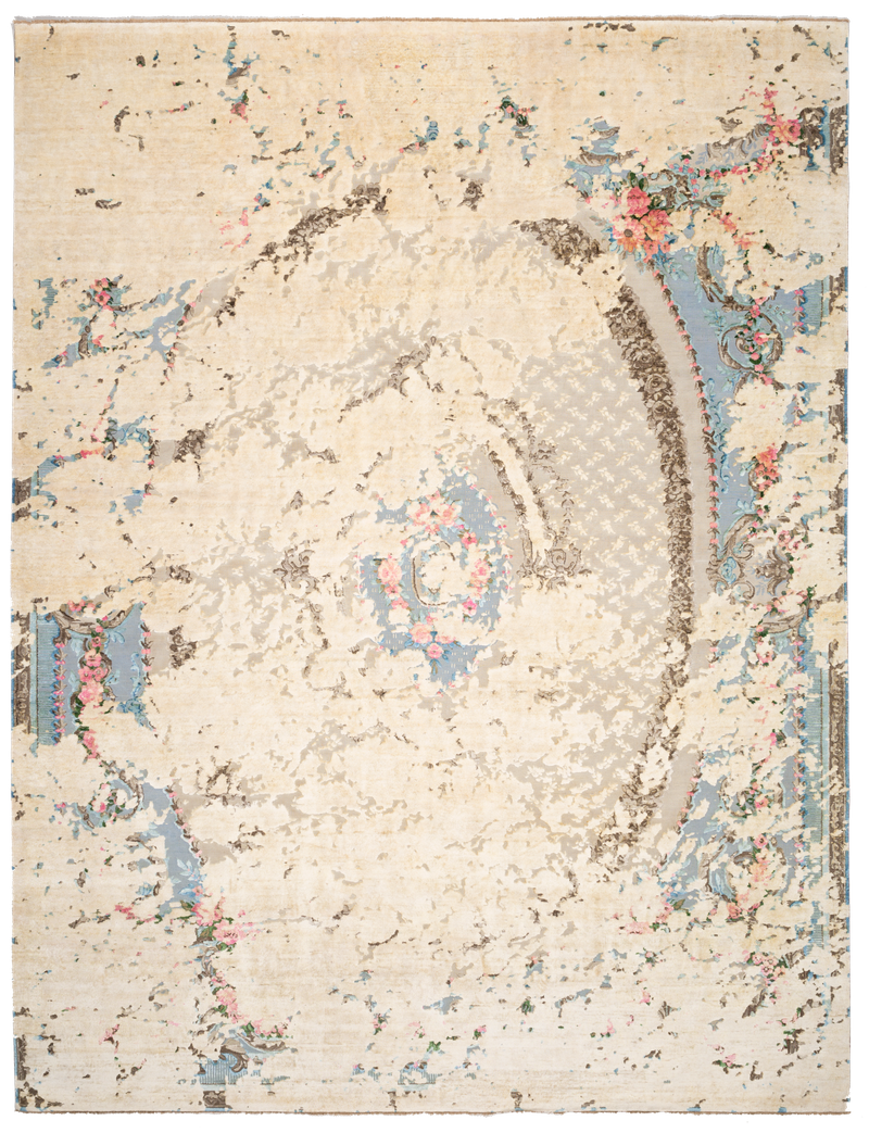 Savonnerie Luxury Hand-Knotted Rug
